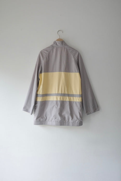 soft color block jacket