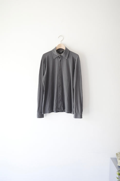 dark gray shirt from BOSS