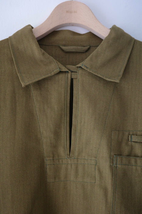 euro work shirt in olive