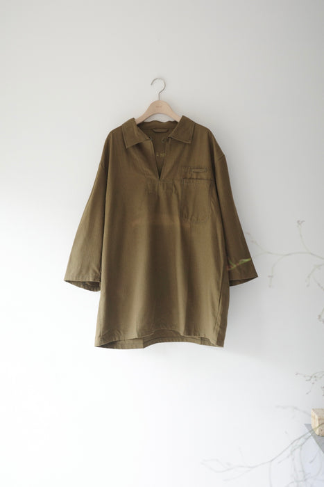euro work shirt in olive