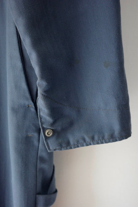 BIG MAC herringbone work jumpsuit in blue-gray