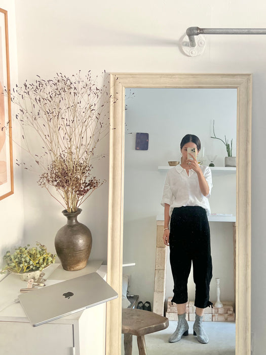 80s Asolo linen blouse in white