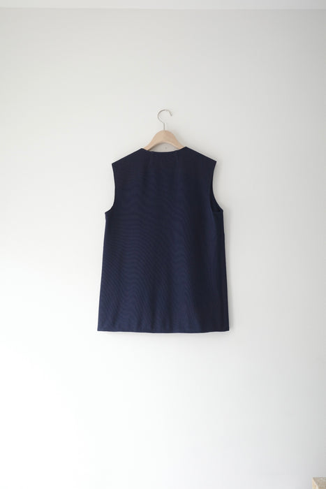 70-80s navy two-piece