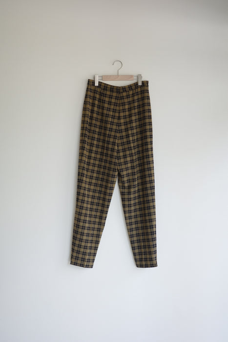 Summer plaid pants