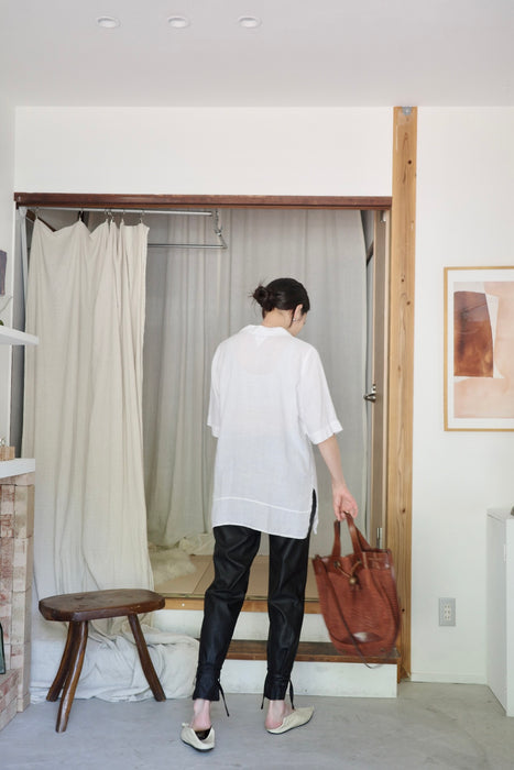 80s Asolo linen blouse in white