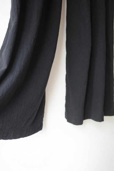 80s overalls in black