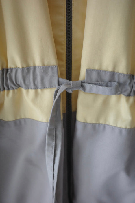 soft color block jacket