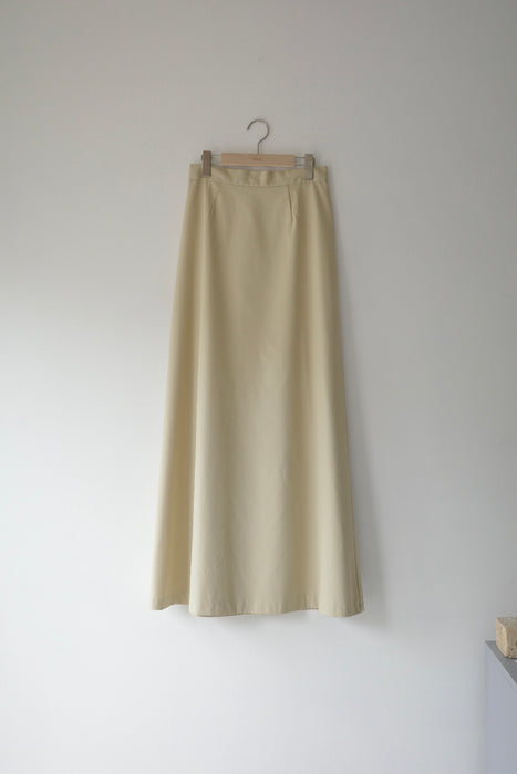 70s Wrap skirt in light sage