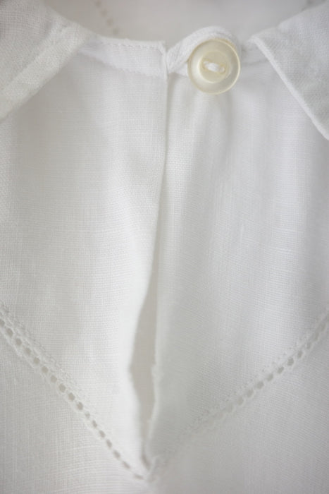 80s Asolo linen blouse in white