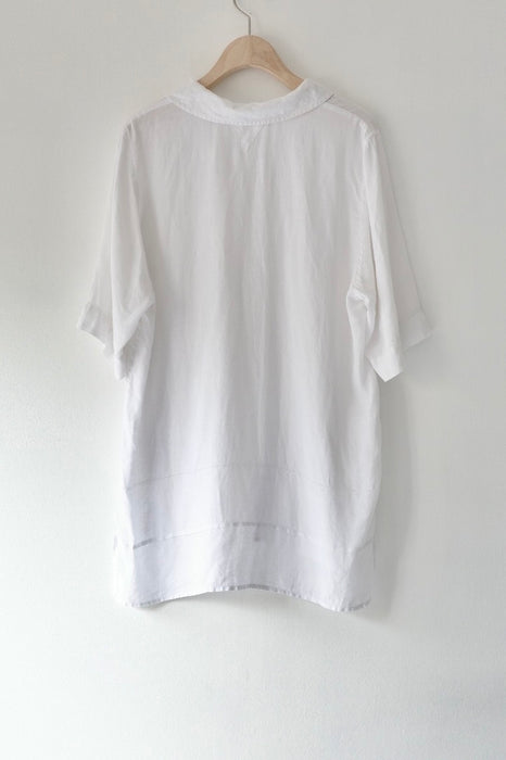 80s Asolo linen blouse in white