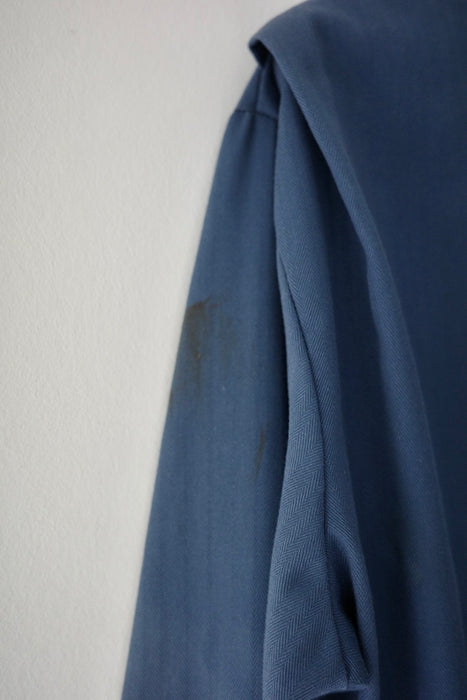 BIG MAC herringbone work jumpsuit in blue-gray