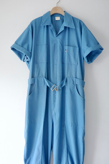 light blue work jumpsuit