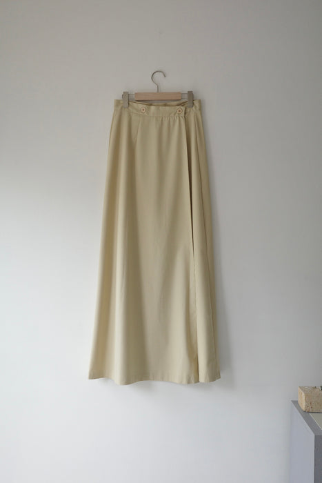 70s Wrap skirt in light sage
