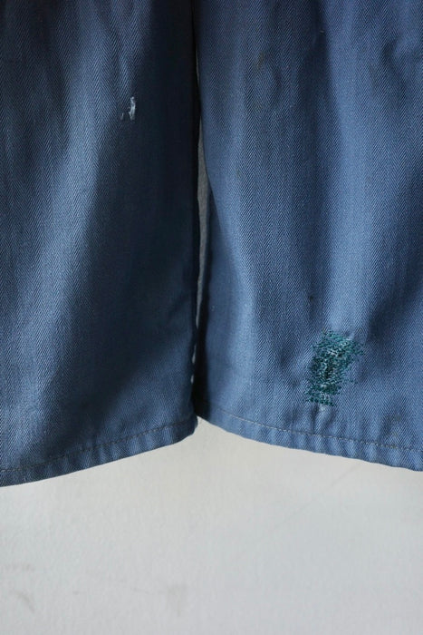 BIG MAC herringbone work jumpsuit in blue-gray