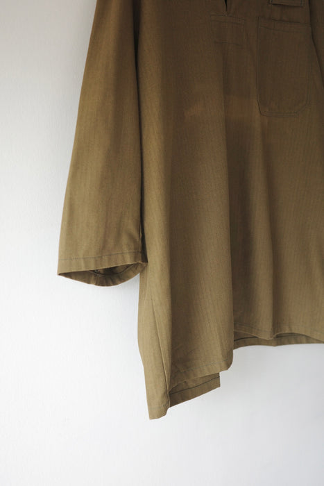 euro work shirt in olive
