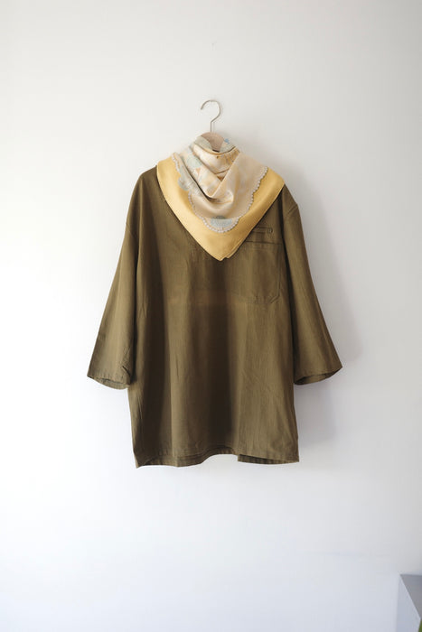 euro work shirt in olive