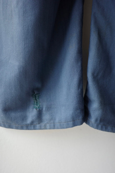 BIG MAC herringbone work jumpsuit in blue-gray