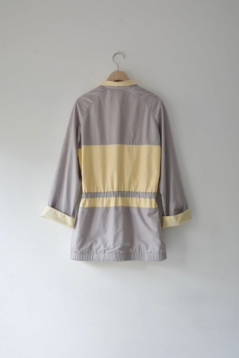 soft color block jacket