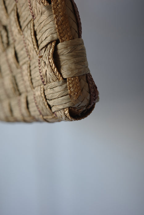 landscape-shaped raffia bag