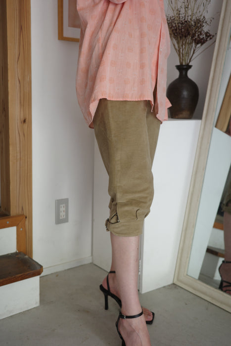 70s oversized shirt in muted coral