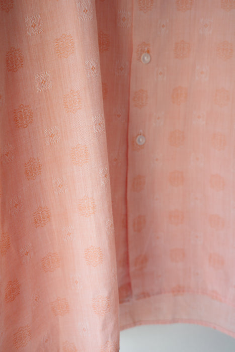 70s oversized shirt in muted coral