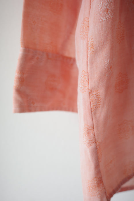 70s oversized shirt in muted coral