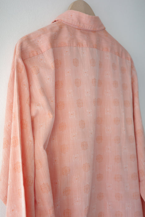 70s oversized shirt in muted coral